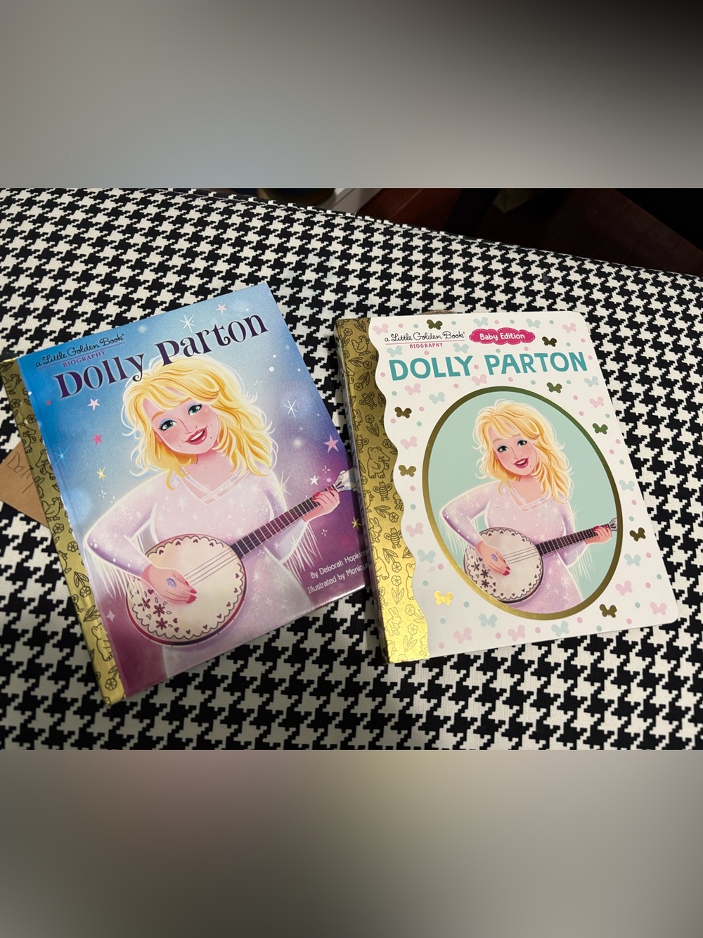 Dolly Parton Kids' Storybook - little golden Books set of 2 NEW